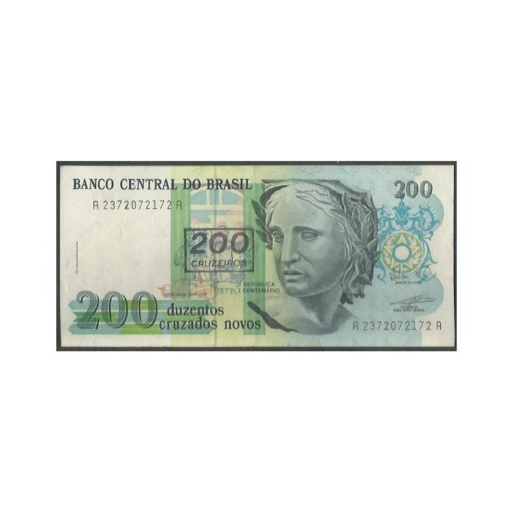 Brasil 200 Cruzeiros ND1990 P225b