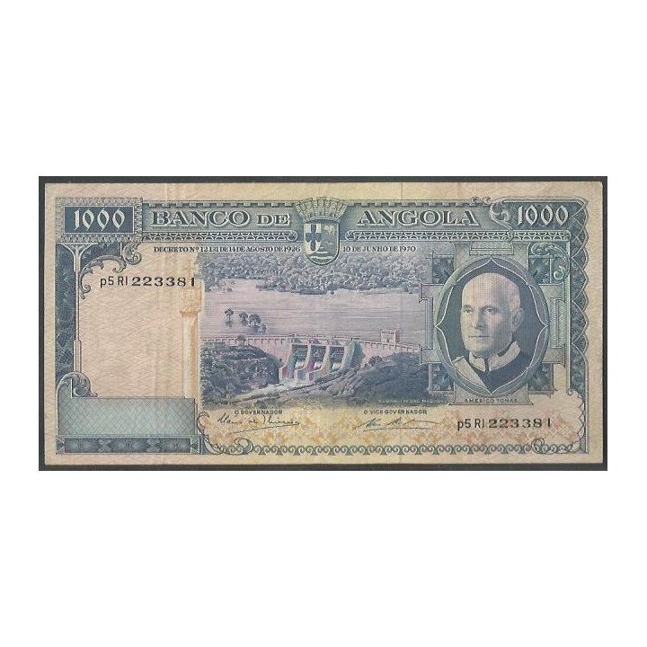 Angola 1.000 Escudos 10 Jun 1970 P98