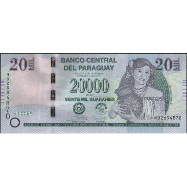 Paraguay, 20.000 Guaranies 2017