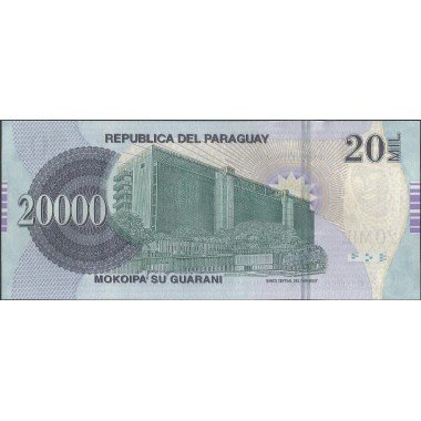 Paraguay, 20.000 Guaranies 2018 P230
