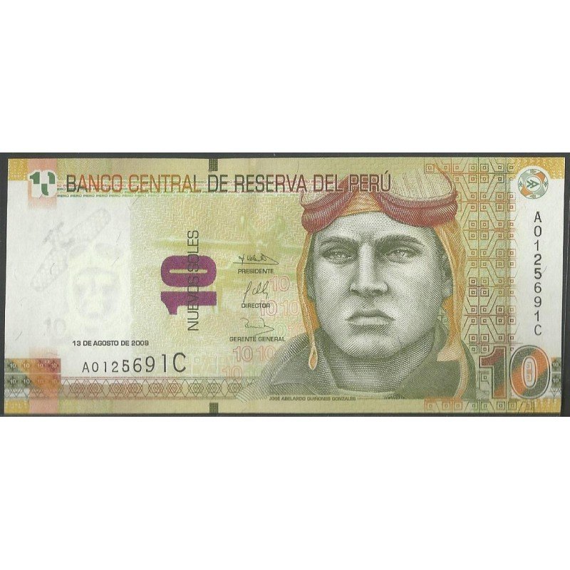 Peru, 10 Nuevos Soles 13 Ago 2009 P182
