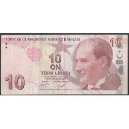 Turkya 10 Liras ND2009 P223c