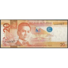 Filipinas 20 Piso 2013 P206a
