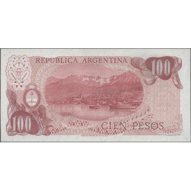 Argentina, 100 Pesos ND1976-8 Serie D P302b
