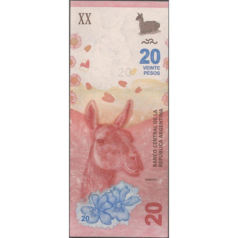 Argentina, 20 Pesos 2017 Serie A P361