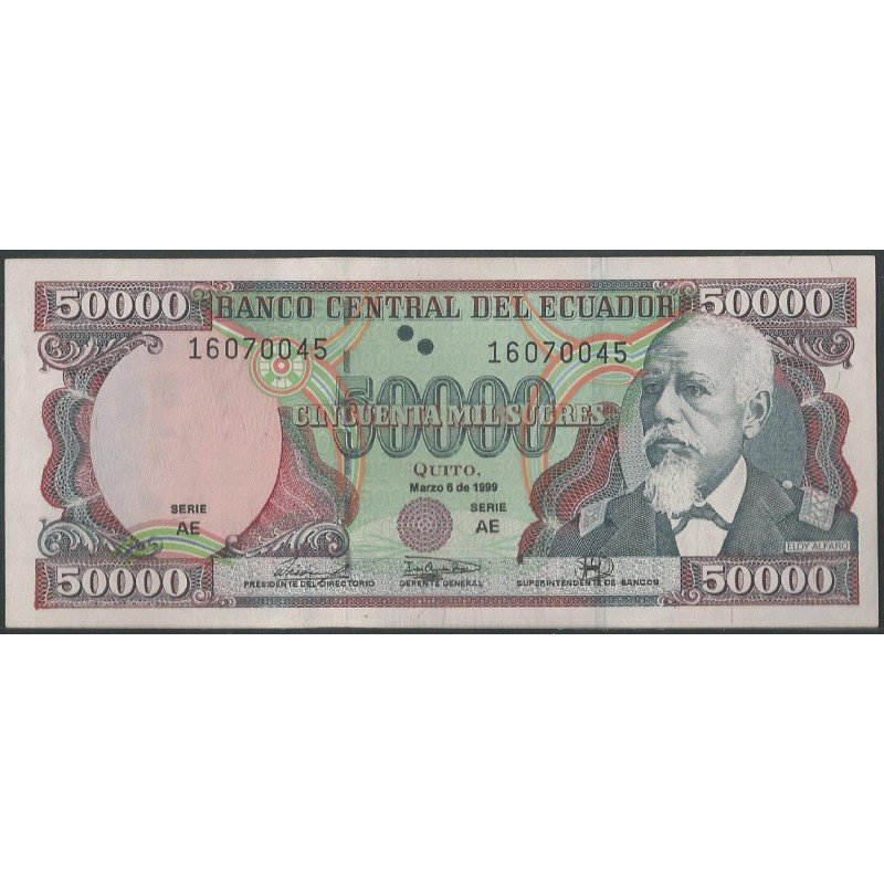 Ecuador, 50.000 Sucres 6 Mar 1999 AE P130b