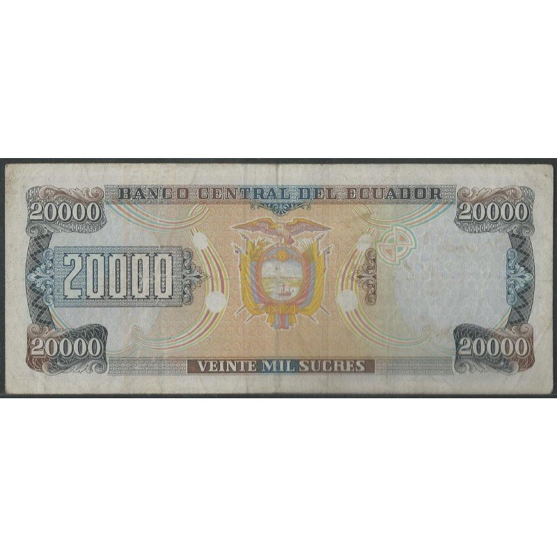 Ecuador, 20.000 Sucres 26 Mar 1999 AJ P129c