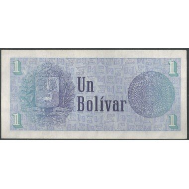 Venezuela, 1 Bolivar 5 Oct 1989 A8 Dig P68