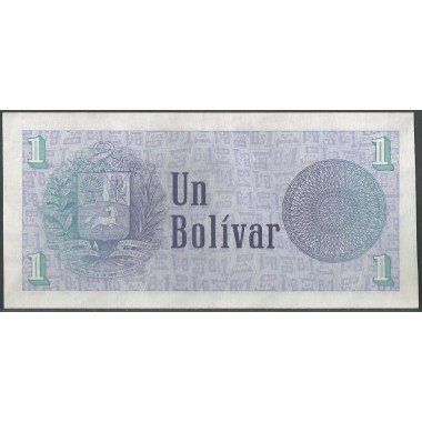 Venezuela, 1 Bolivar 5 Oct 1989 F8 Dig P68