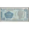 Venezuela, 2 Bolivares 5 Oct 1989 AK 7 Dig P69