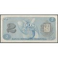 Venezuela, 2 Bolivares 5 Oct 1989 AK 7 Dig P69