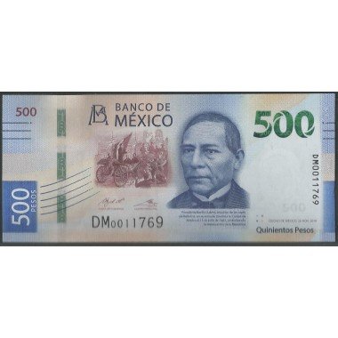 Mexico, 500 Pesos 26 Nov 2018 Serie DM P136