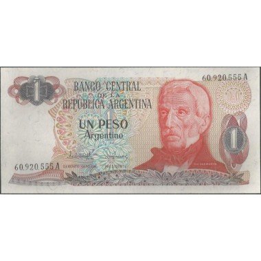 Argentina, 1 Peso Argentino ND1983-4 Serie A P311a