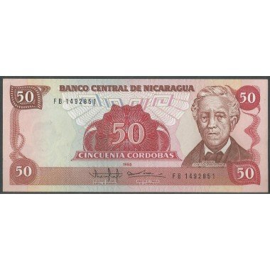 Nicaragua, 50 Cordobas 1985 P153