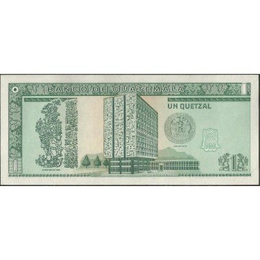 Guatemala, 1 Quetzal 22 Ene 1992 P73c