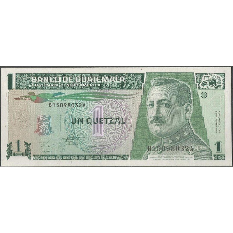 Guatemala, 1 Quetzal 27 Sep 1994 P87b