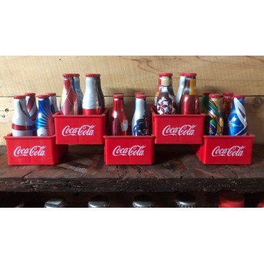 Botellas Mini Aluminio Brasil 2014 en Canastas