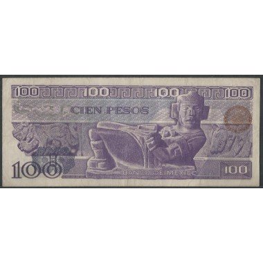 Mexico, 100 Pesos 27 Ene 1981 Serie RE P74a