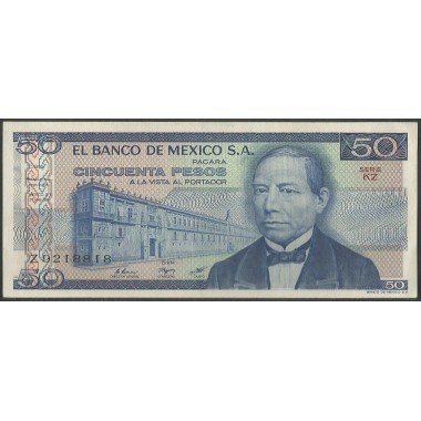 Mexico, 50 Pesos 27 Ene 1981 Serie KZ P73