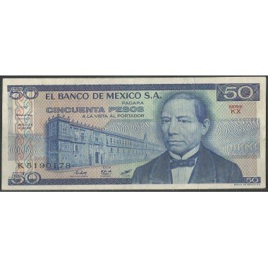 Mexico, 50 Pesos 27 Ene 1981 Serie KX P73