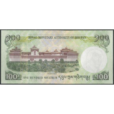 Bhutan, 100 Ngultrum 2015 P32c