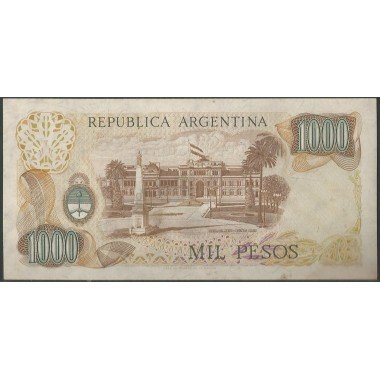 Argentina, 1.000 Pesos ND1976-83 Serie G P304c