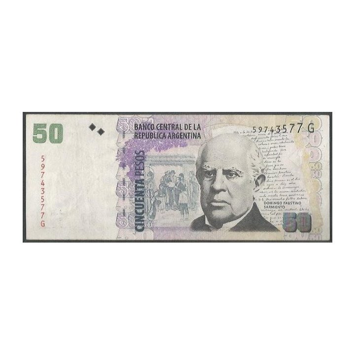 Argentina 50 Pesos ND2003-13 Serie G P356