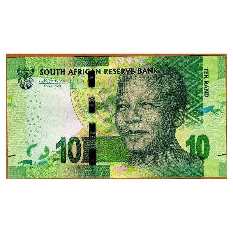 Sur Africa, 10 Rand 2015 P138b