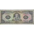 Ecuador, 5 Sucres 27 Feb 1970 HJ Firma 3 Pequeña P113b