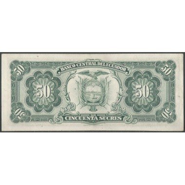 Ecuador, 50 Sucres 17 Jul 1974 TP P116d