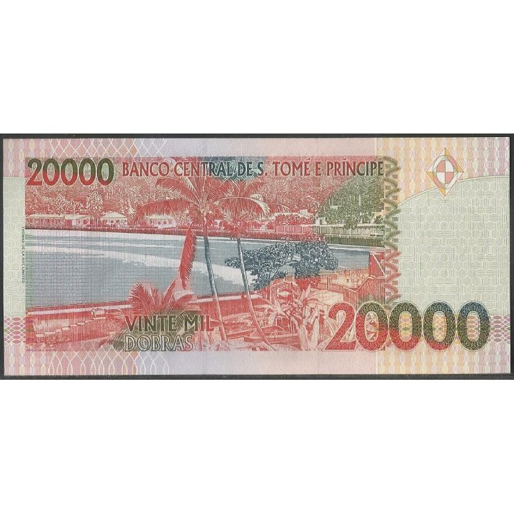 St Tome e Prince 20.000 Dobras 10 Dic 2010 P67d reverso