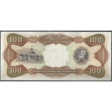 Venezuela, 100 Bolivares 31 May 1990 N 8 Dig P66c