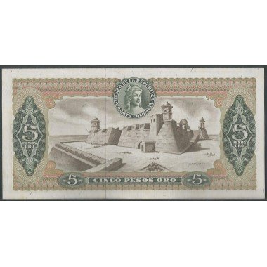 Billete de 5 Pesos 11 Nov 1965 BGW130