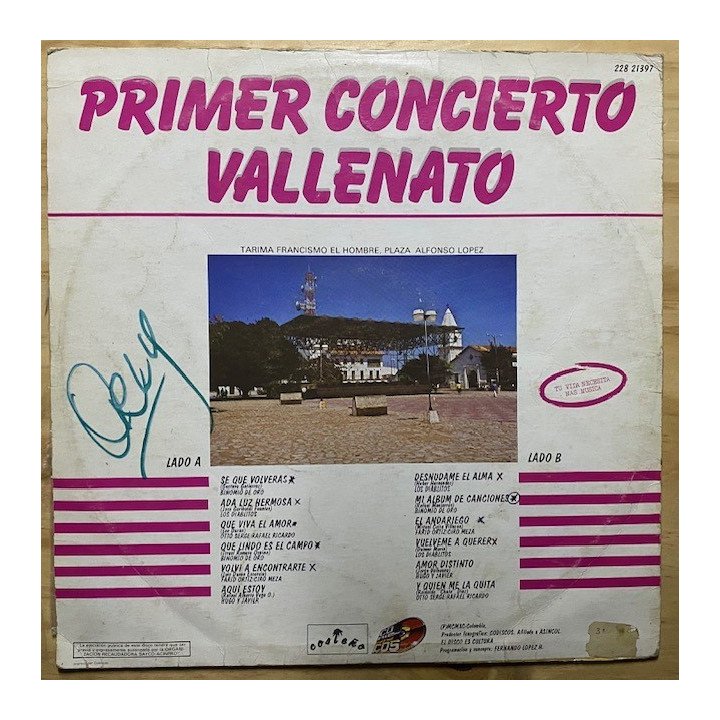 Primer concierto vallenato - Colombia reverso