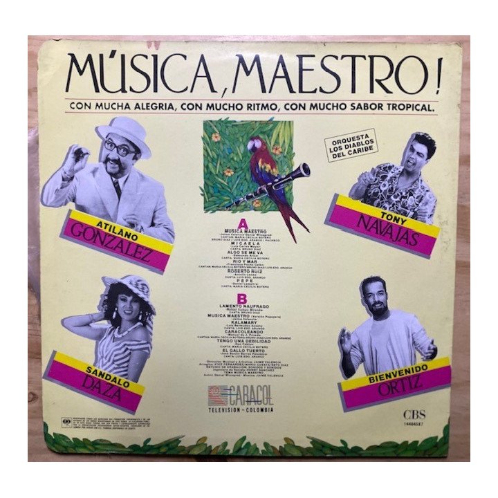 Musica maestro - Colombia reverso