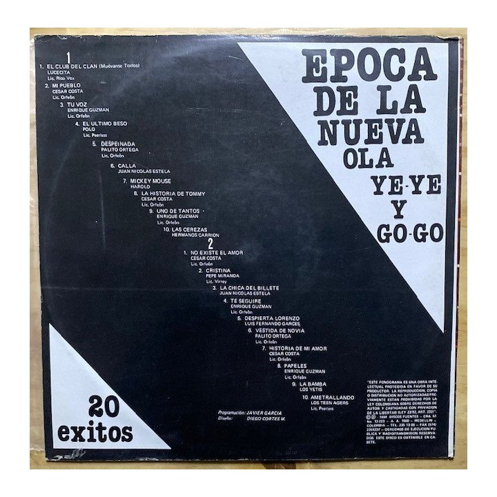 Epoca de la nueva ola ye-ye y go-go - Colombia reverso