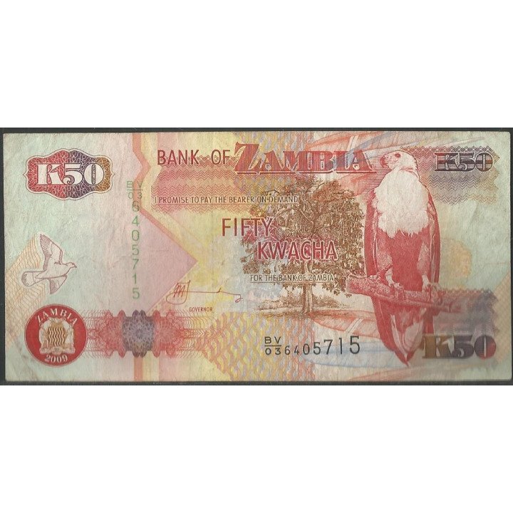 Zambia 50 Kwacha 2009 P37h