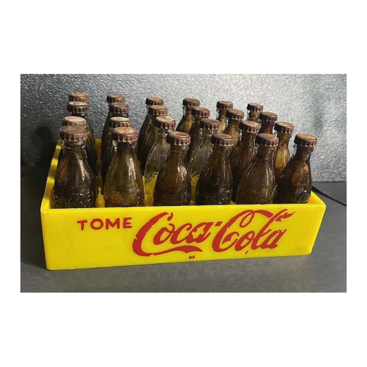 Canasta plastica Coca-Cola X 24 Botellas pequeñas