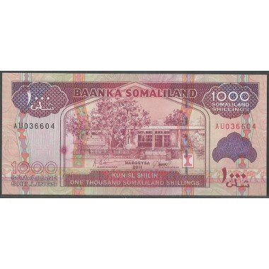 Somaliland, 1.000 Shillings 2011 P20a