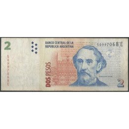 Argentina 2 Pesos ND2002 Serie E P352