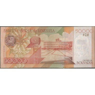 Venezuela, 50.000 Bolivares 24 Ago 1998 A 8 Dig P83