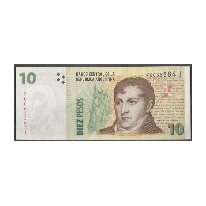 Argentina 10 Pesos ND2003 Serie I P354a