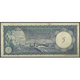 Antillas Holandesas 5 Gulden 2 Ene 1962 P1a