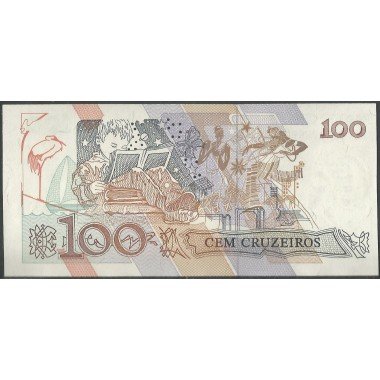 Brasil, 100 Cruzeiros ND1990 P228