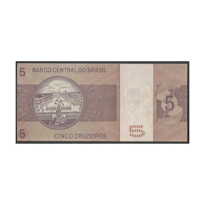 Brasil 5 Cruzeiros ND1973 P192b reverso