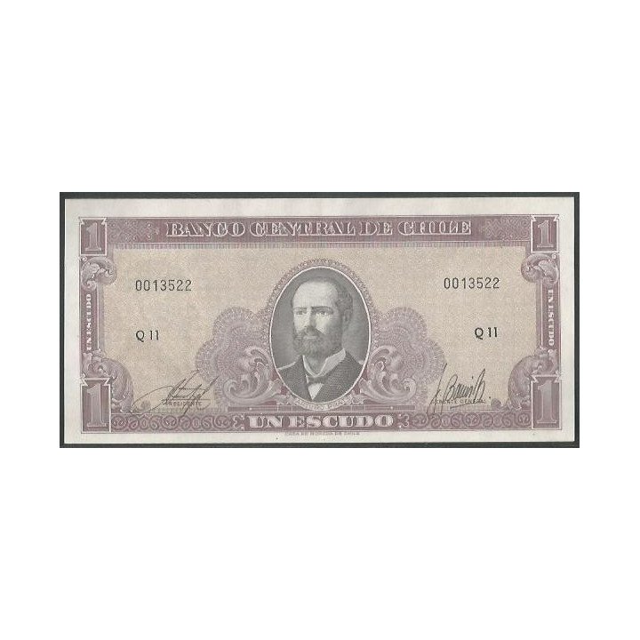 Chile 1 Escudo ND1964 Serie Q P136