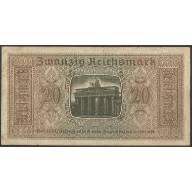 Alemania 3° Reich, 20 Reichsmark ND1940-5 PR139