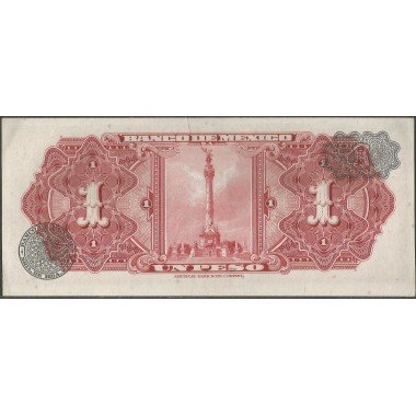 Mexico, 1 Peso 10 May 1967 Serie BDD P59j