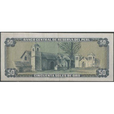 Peru, 50 Soles 16 Oct 1970 P101b