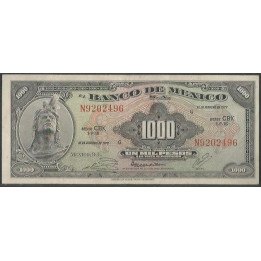 Mexico 1.000 Pesos 18 Feb 1977 CBK P52t